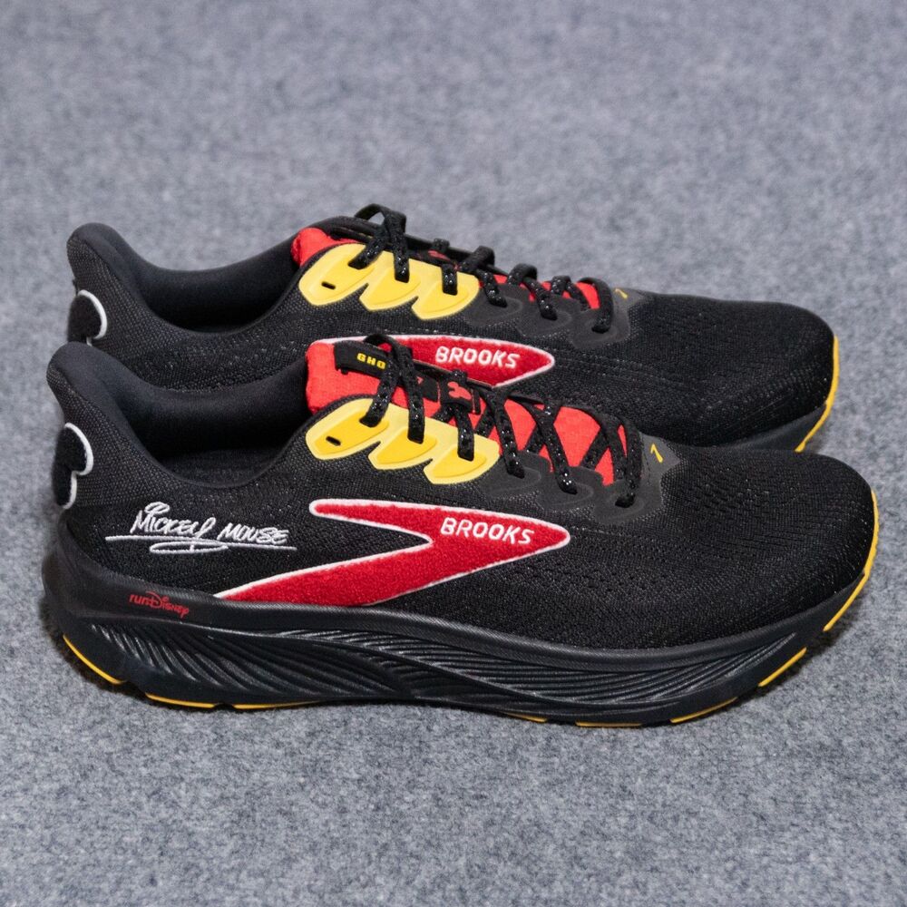 Brooks Ghost Max 17 Run Disney Mickey Mouse Shoes Sneakers 12 Wide 2E NO BOX